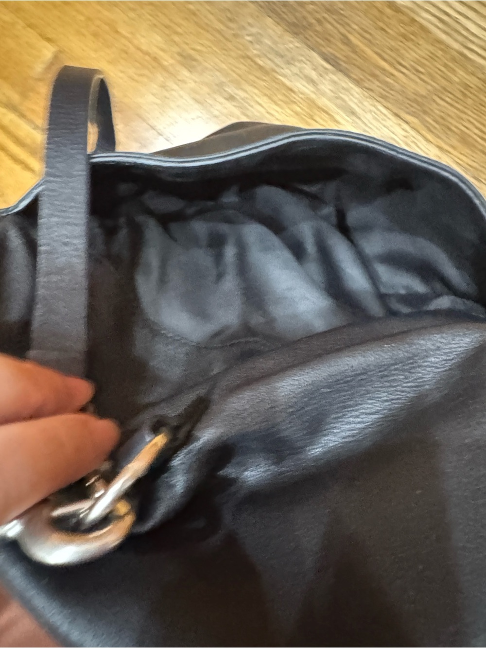 Lucky Brand Black Shoulder Backpack - Picture 4 of 11